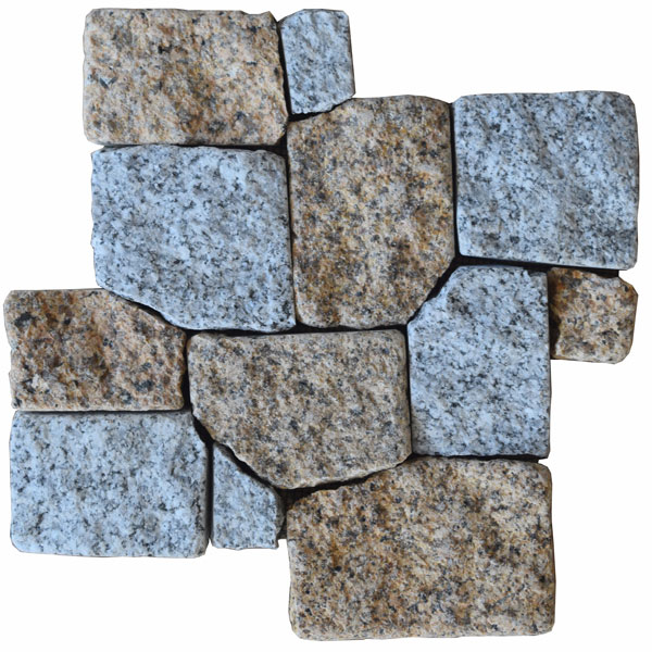 Mosaic Granite Trắng Vàng Mặt Tự Nhiên